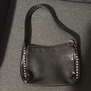 Nine West Black Shoulder Bag with Structured Design